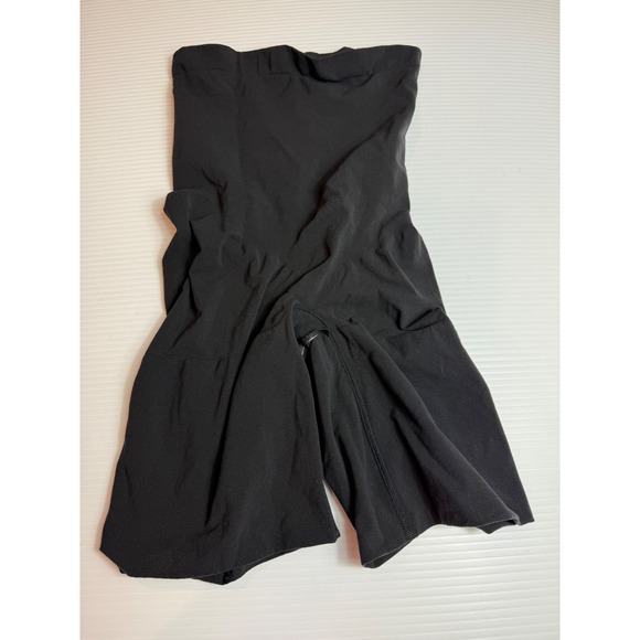 Spanx Shapewear Shorts High Waist Mid Thigh Black 1X Plus Size Comfort - Picture 1 of 7